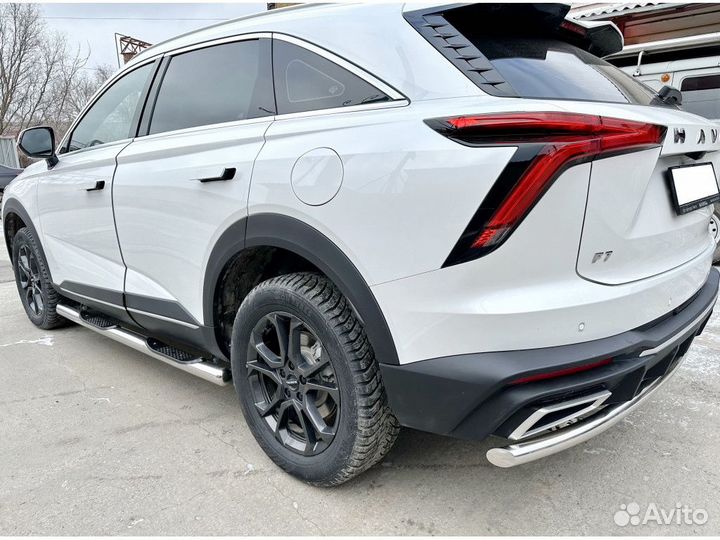 Пороги трубы для haval F7 c 2024