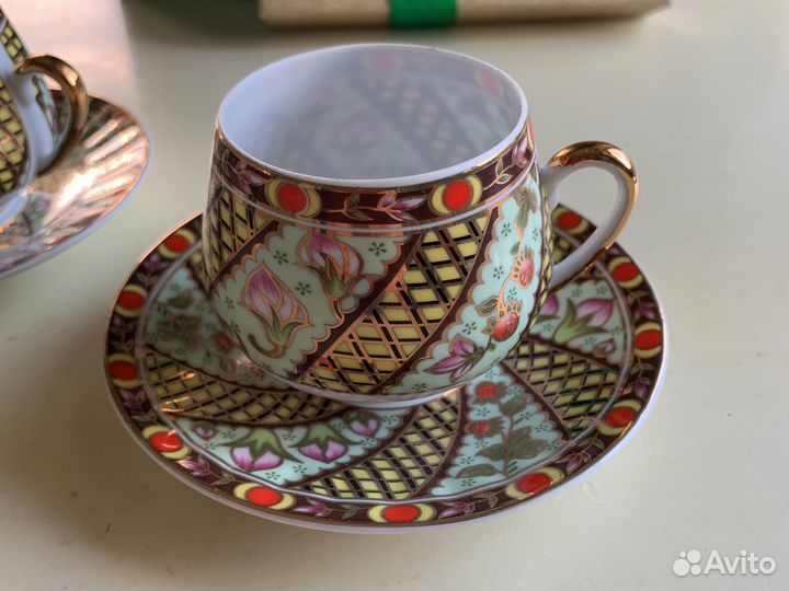 Кофейная пара костяной фарфор Arti-M Collection