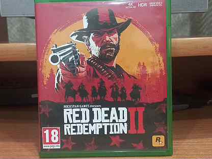 Диско для xbox one red dead redemption 2