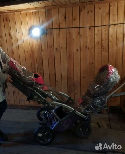 Коляска для двойни 2 в 1