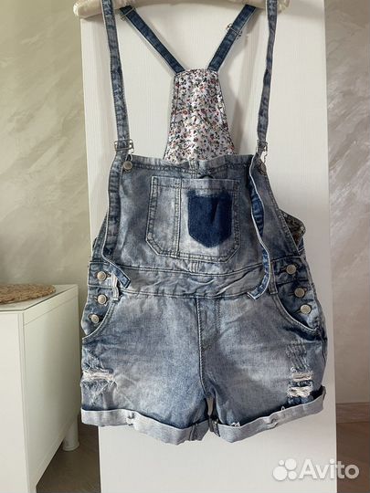 Шорты комбинезон джинсовые на девочку / девушку
