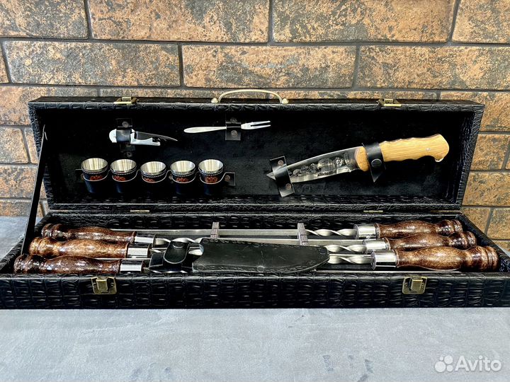 Шашлычный набор в кейсе