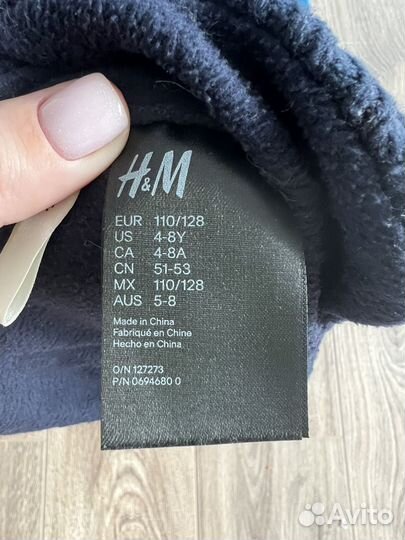 Шапка и снуд H&M 110/128