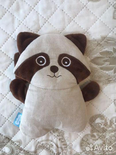 Грелка Енот, с вишневыми косточками