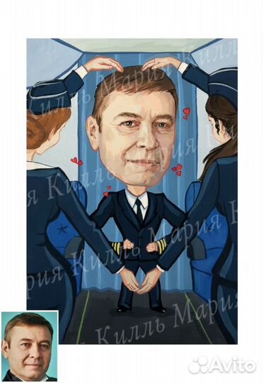 Картина в стиле Шарж