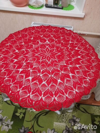 Скатерть на овальный или круглый стол