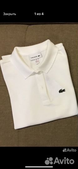 Lacoste polo для девочки 128 р