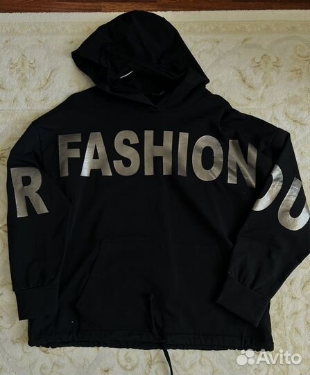 Худи женское черное