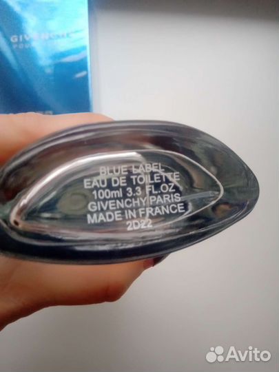 Givenchy Blue Label 100 мл Туалетная вода Новая