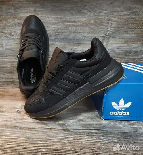 Кроссовки Adidas артикул 50 чёрные