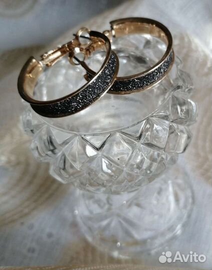 Серьги кольца