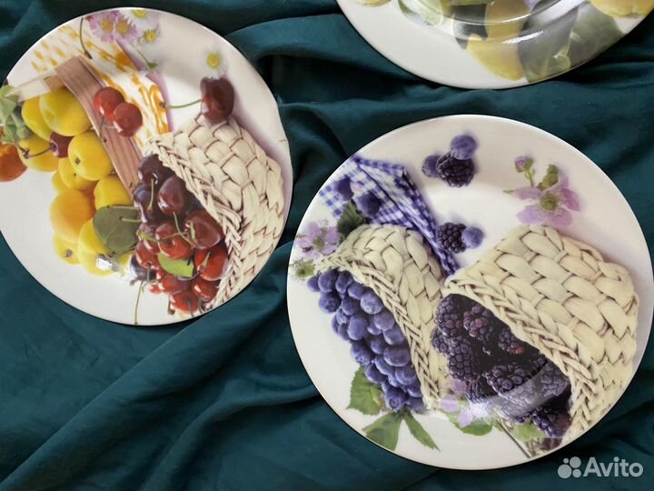 Набор тарелок фарфор 4шт в коробке