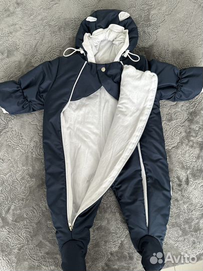 Комбинезон демисезонный для новорожденных 62-68
