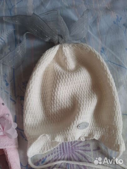 Шапки для девочки до 44см