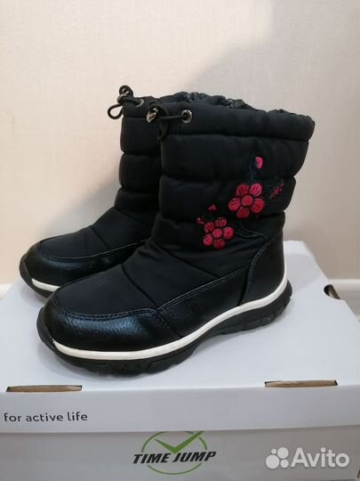 Демисезонные ботинки на девочку с мехом