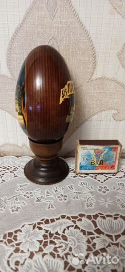 Сувенирное деревянное яйцо - 