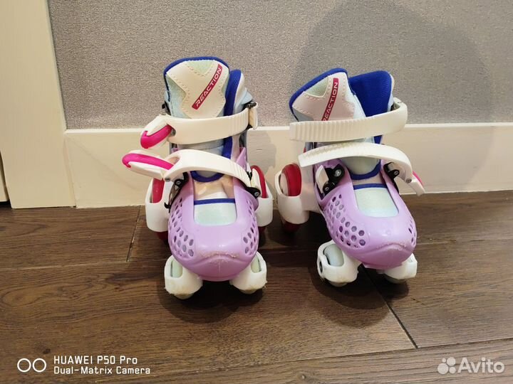 Коньки детские роликовые раздвижные 25-28р