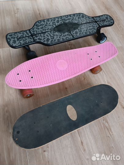 Лонгборд, пениборд, скейт