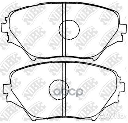 Колодки тормозные дисковые PN1447 NiBK