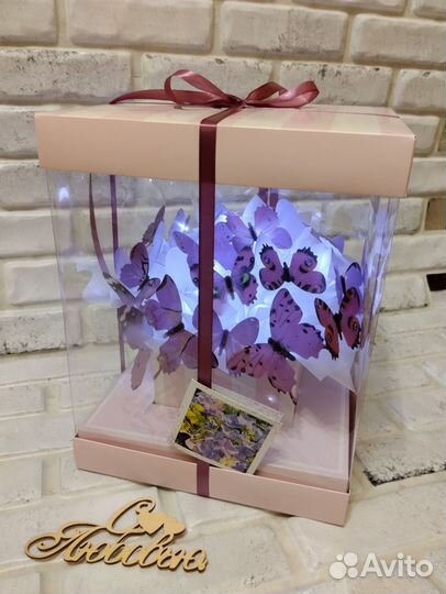 Хитовые аквариумные букеты из бабочек в наличии