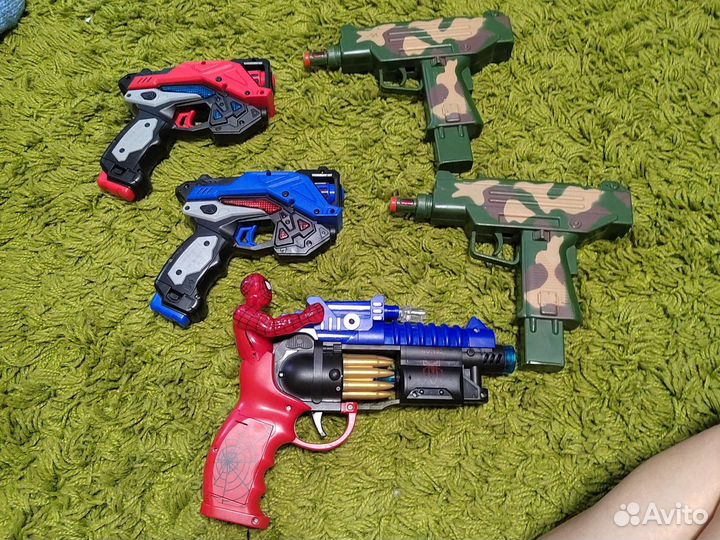 Пистолеты на бвтарейках