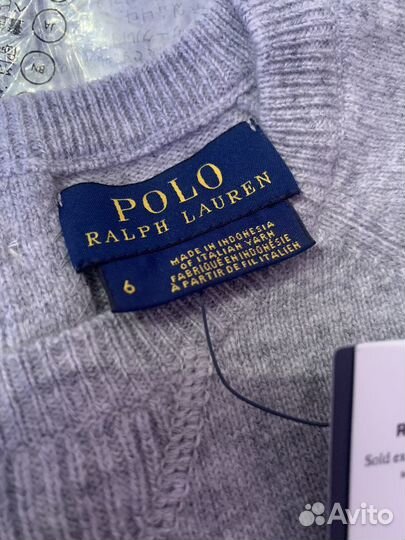 Новое трикотажное платье polo ralph lauren