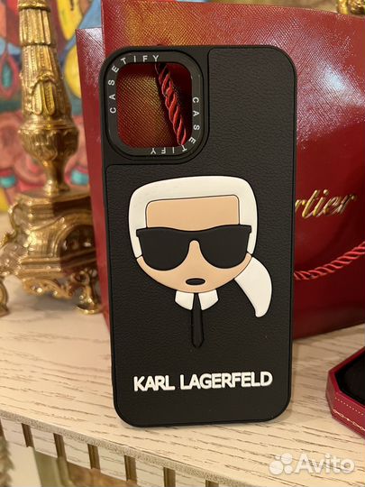 Новый чехол iphon 12 pro max Karl Lagerfeld