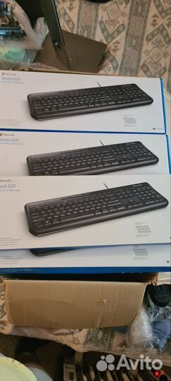 Клавиатура проводная Microsoft Wired Keyboard 600