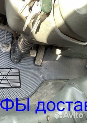 Эва Коврики 3D с бортами для авто