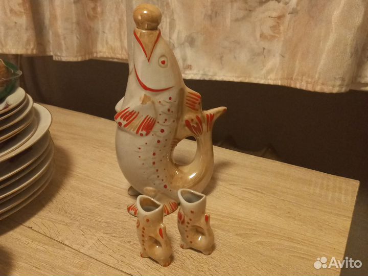 Рыба штоф и две стопки