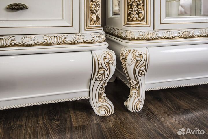 Мебель для гостиной Алсу 2+тв+1 белый глянец