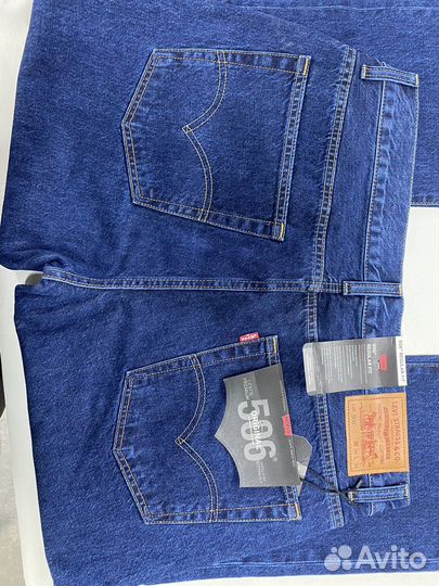 Levis 506 W36L34R-spb джинсы новые