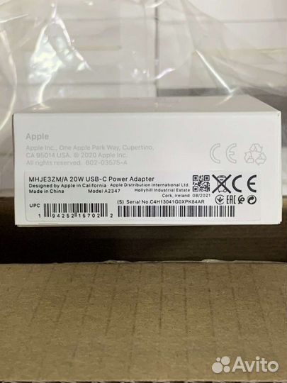 Зарядка 20w для iPhone оригинал