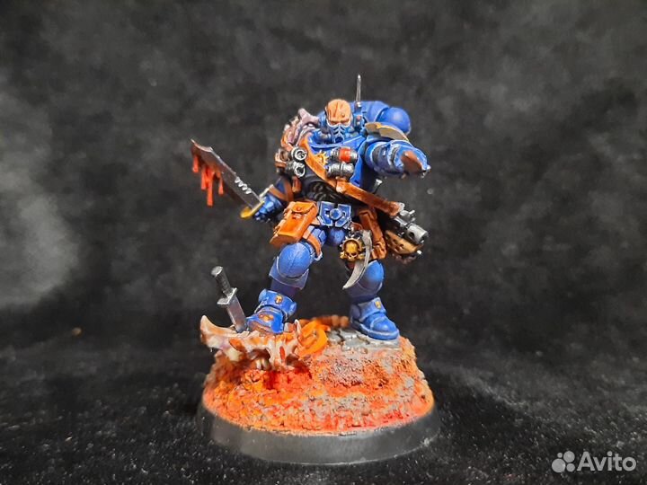 Warhammer 40k SM Lieutenant with Combi-Weapon: