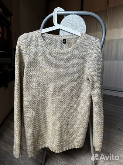 Кофта женская теплая, золотая