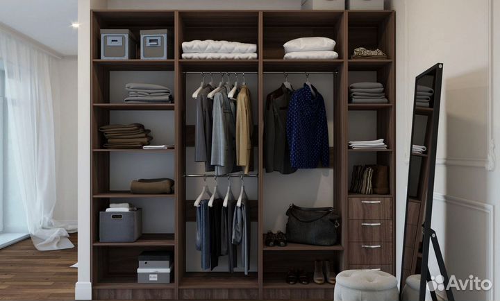 Гардеробная на заказ от производителя