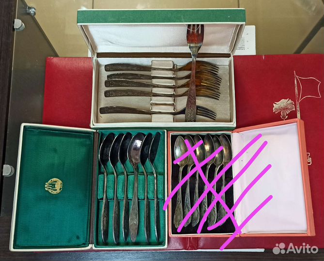 Комплект вилок, ложек мнц новые СССР