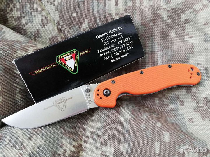 Нож Ontario RAT Model 2 Orange