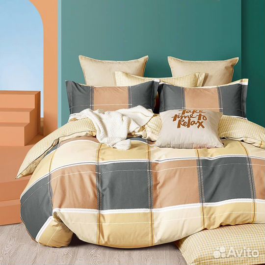 Новое Постельное белье сатин 2 сп