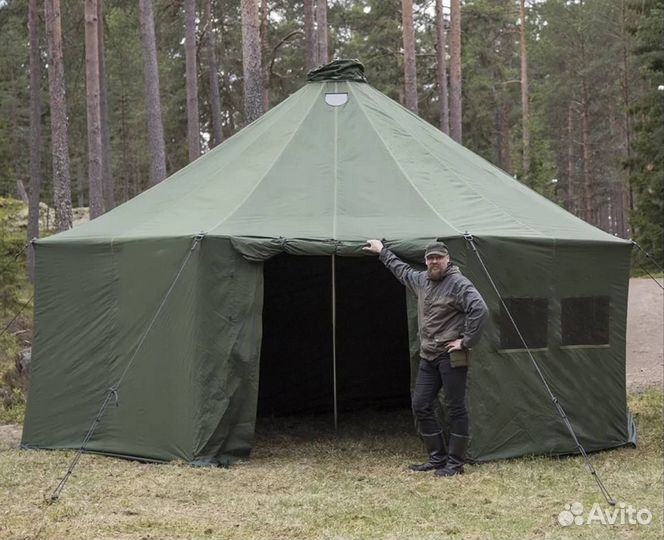 Армейские палатки с каркасом из пвх ткани