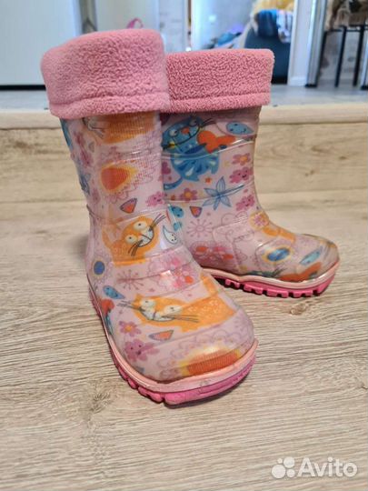 Резиновые сапоги для девочки 24