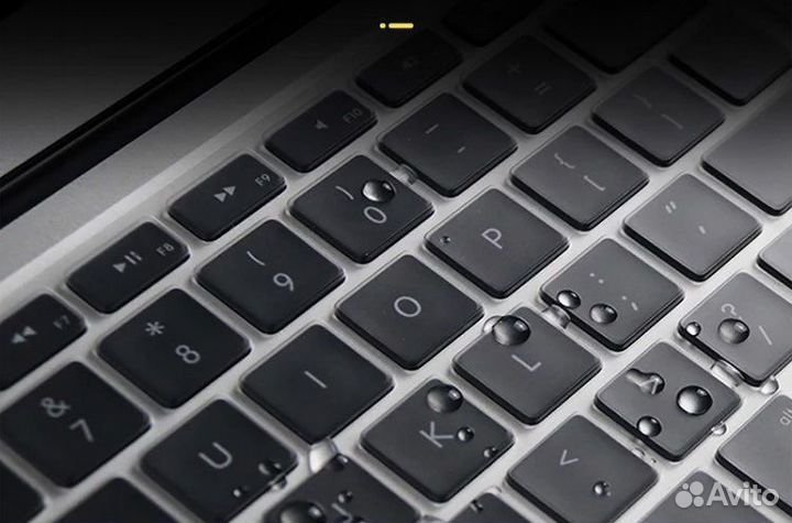 Силиконовая накладка на клавиатуру macbook EU чёрн