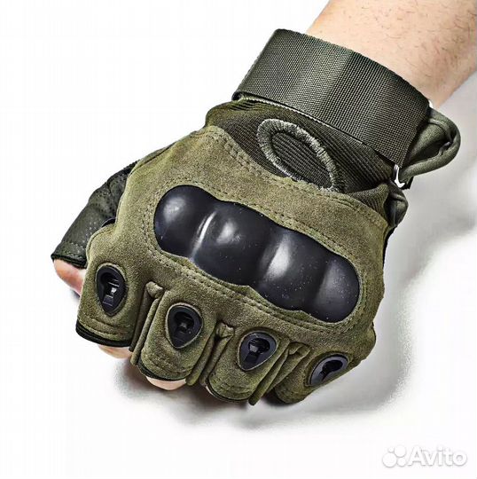 Перчатки тактические без пальцев