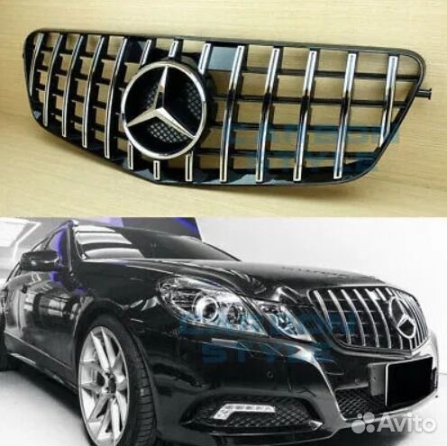 Решетка радиатора mercedes W212 дорестайлинг