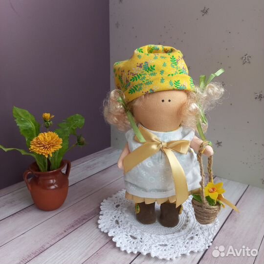 Кукла ручной работытекстильная интерьерная игровая