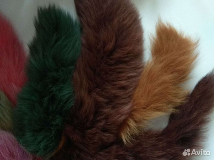 Хвостики мех песец