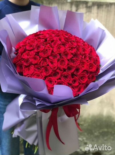 Букет с розами. 51 101 Роза