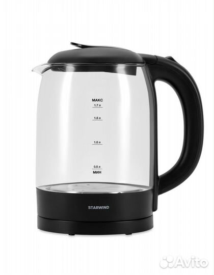 Чайник электрический стеклянный новый