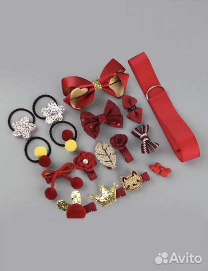 Заколка для волос, резинка для волос, набор