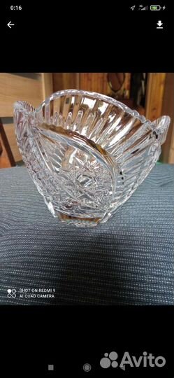 Хрустальная ваза